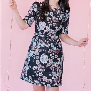 Gal Meets Glam Presley Jacquard Dress sz 2 NWT